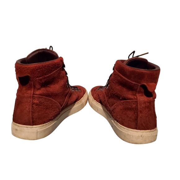 Diemme Maroon Leather Lace-Up Ankle Combat Boots Men's Size 10M - Picture 10 of 15